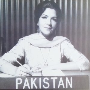 Begum kulsum Saifullah khan representing Pakistan at united nations